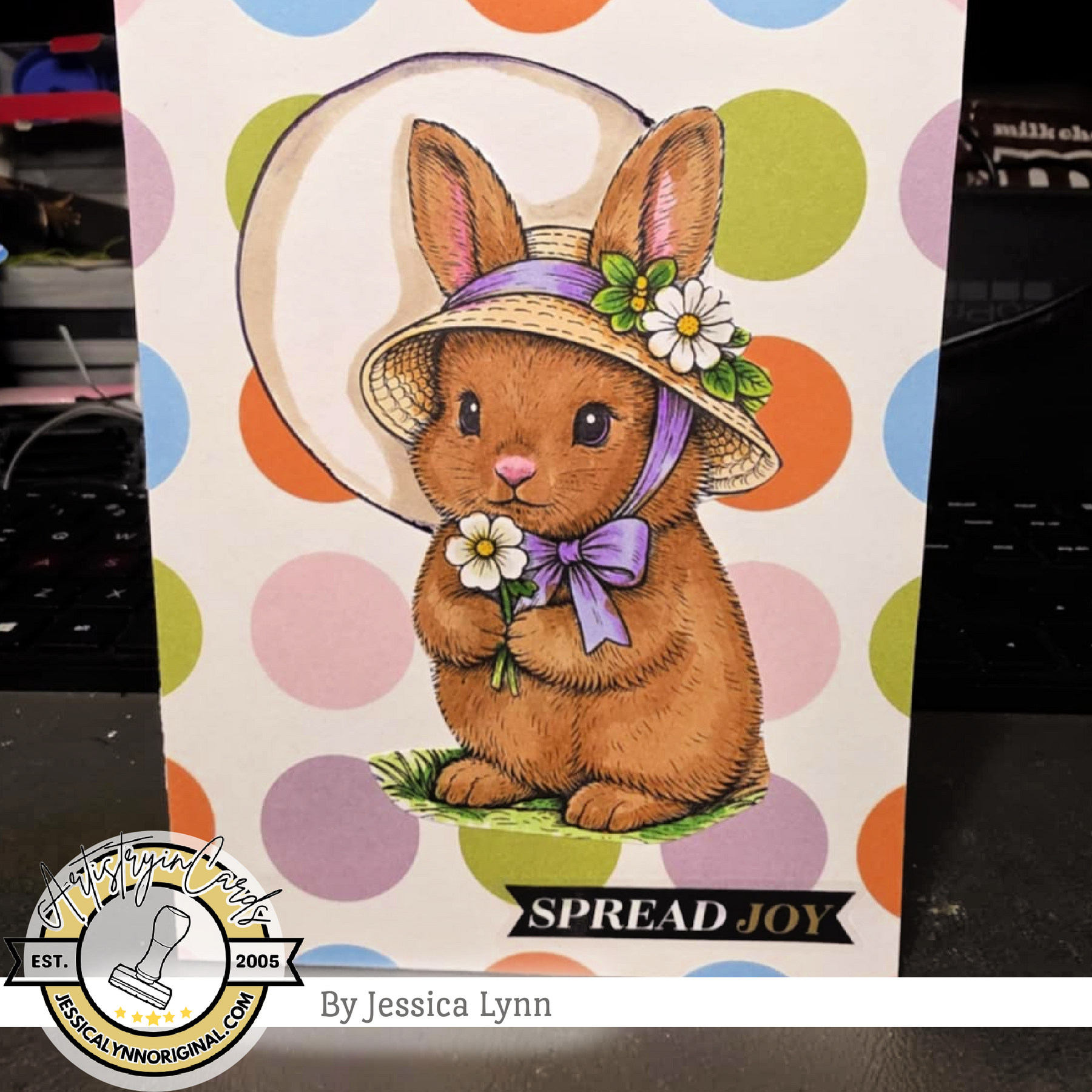 🐰🌸 From sketch to stamp to card… this little bunny came to life in the sweetest way