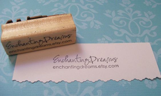 Custom Red Rubber Stamp with Handle – Use Your Logo, Upload Art, or Hand-Drawn Design