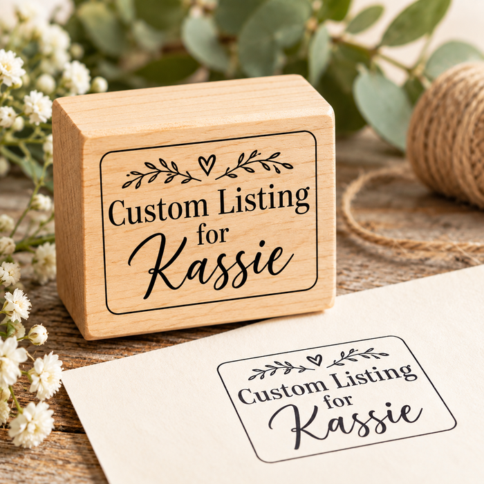 Custom Listing for  Kassie