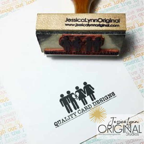 Personalized Custom Rubber Stamp - Crafted from Your Artwork or Logo