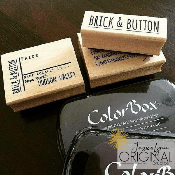 Personalized Custom Rubber Stamp - Crafted from Your Artwork or Logo