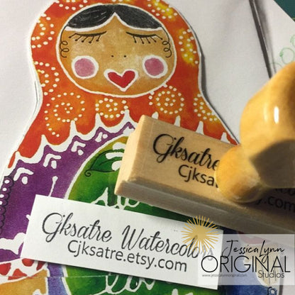 Personalized Custom Rubber Stamp - Crafted from Your Artwork or Logo