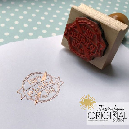 Personalized Custom Rubber Stamp - Crafted from Your Artwork or Logo