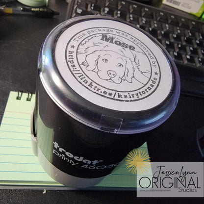 Personalized Custom Self Inking Rubber Stamp - Crafted from Your Artwork or Logo