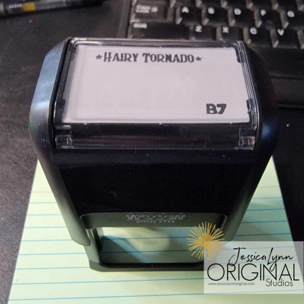 Personalized Custom Self Inking Rubber Stamp - Crafted from Your Artwork or Logo