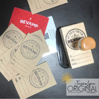 Personalized Custom Rubber Stamp - Crafted from Your Artwork or Logo