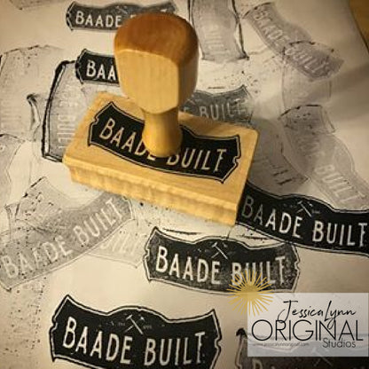 Personalized Custom Rubber Stamp - Crafted from Your Artwork or Logo