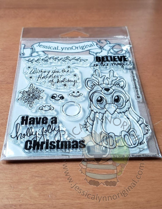 Brentwood Owl© Operation Snowball Christmas Clear Photopolymer Stamp Set