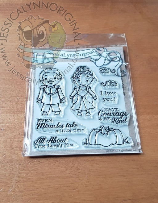 Cinderella Miracles take Time Kids in Costumes Clear 4x4 Photopolymer Stamp Set