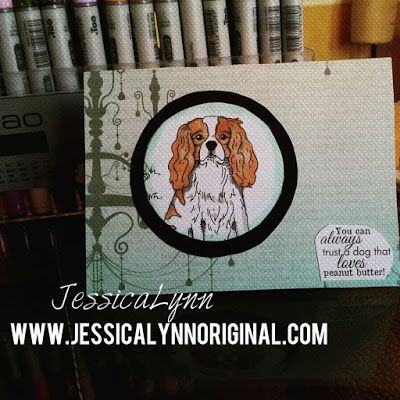 Cavalier King Charles Spaniel Dog 4x6 Clear Photopolymer Stamp Set